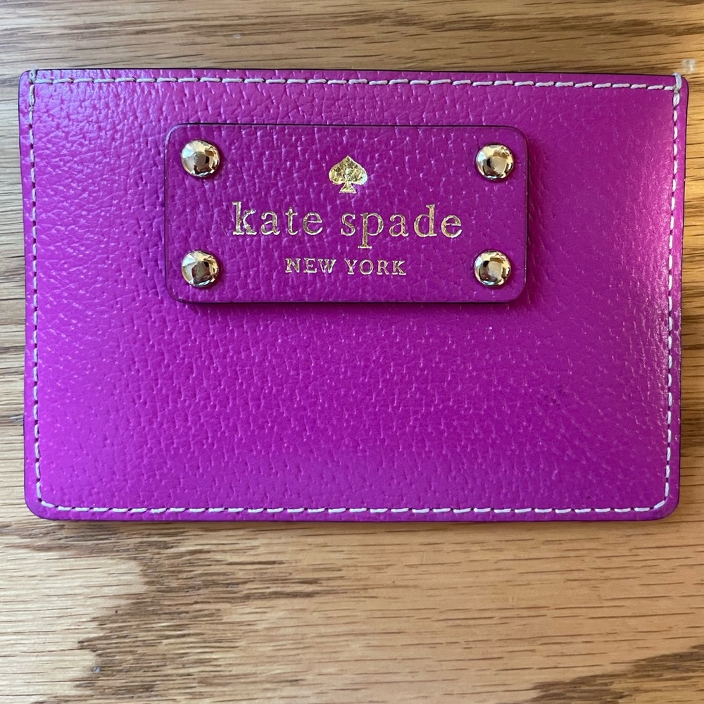 Kate Spade pink card holder
